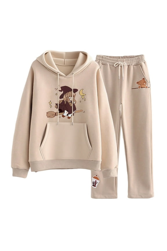Teen Girls Outfits 2 Piece Set Long Sleeve Tops With Joggers Pants Casual School Wear Comfortable Athletic Tracksuit Fall Girls Clothing Set Versatile Dailywear 12 Years