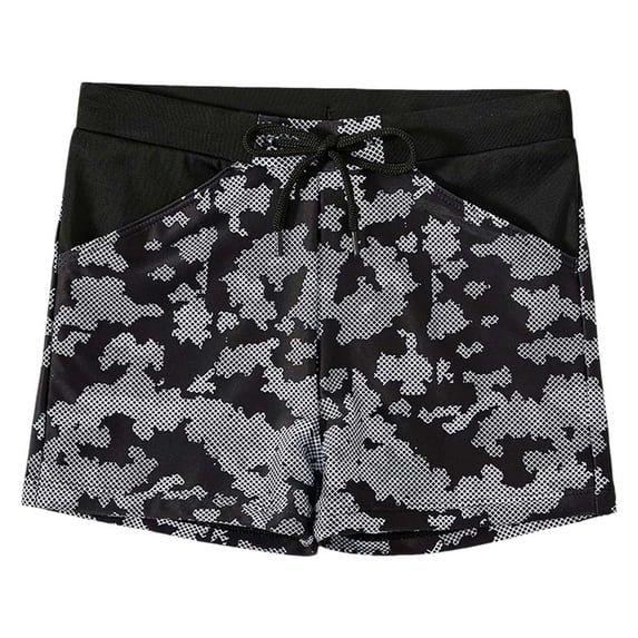 NAFUU Toddler Boy Swim Trunks Hawaiian Print Summer Boys Swim Trunks Quick Dry Swim Shorts Casual Beach Bathing Suit 4-5 Years