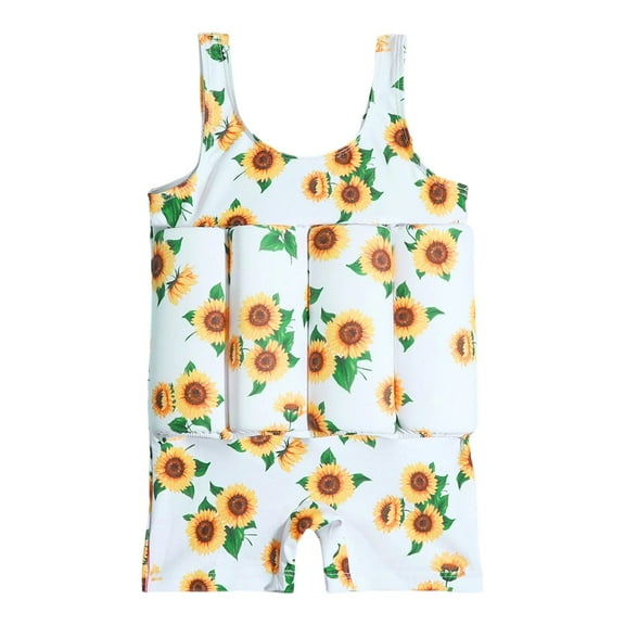 NAFUU Toddler Floatation Swimsuit Boys Girls Buoyancy Swimsuits Baby Float Suit Swim Vest One Piece Swimwear Bathing Suit For Beach swimming Pool 6-12 Months