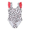 thumbnail image 1 of NAFUU Toddler Girls Swimsuit Adorable Leopard Print Bikini Comfortable Swim Wear For Kids Swimwear Tankini For Teen Sizes 2-3 Years, 1 of 7