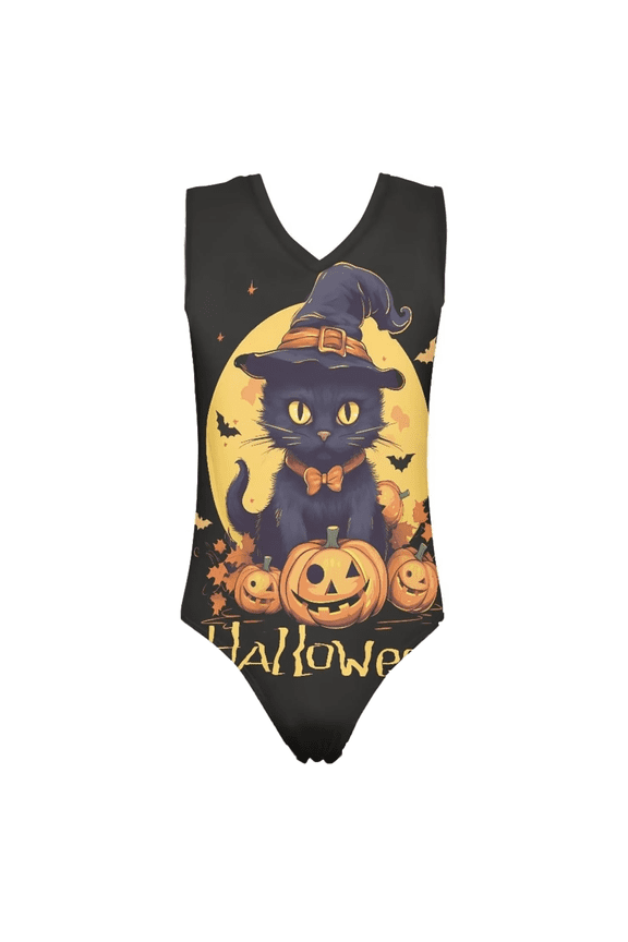 Toddler And Little Girls Swimsuit Sets Cartoon Print Summer Gymnastics Leotards Racer Swim Wear Practice Outfit Swimwear Tankini For Teen Sizes 7-8 Years