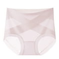 thumbnail image 1 of NAFUU Tummy Control Shapewear Panties for Women High Waist Shaping Underwear Body Shaper Panty Seamless Ice Silk Panties Comfy Ladies Panties, 1 of 2