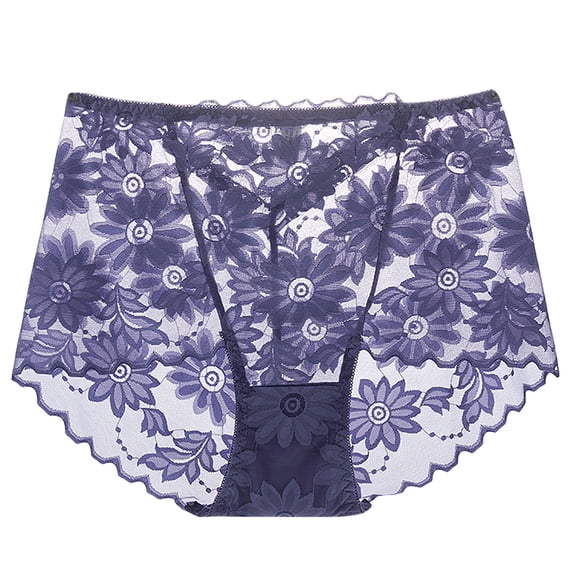 NAFUU Women's Boyshorts Panties Underwear Large Size Underwear High Waist Small Lace Seamless Briefs Full Coverage Panties