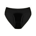 thumbnail image 1 of NAFUU Women's Boyshorts Panties Women Silk Seamless Four Layer Absorbent Panties Period Underwear Absorbable Leak Proof Menstrual Briefs Classic Bikini Panties, 1 of 3