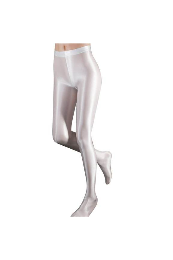 Women's Footed Leggings Metallic Dance Tights Shiny Leggings Shimmer Dance Tight Pants High Waist Tights Pantyhose Yoga Pants Soft Leggings
