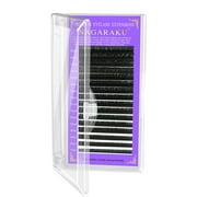 NAGARAKU Eyelash Extensions Individual Lashes 0.05mm D Curl 13mm Classic Matte Black Soft Natural Professional 16 Rows