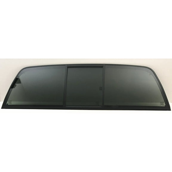 Sliding Back Window Glass Manual Back Slider Compatible with Dodge Ram Pickup 1500 2002-2008 & 2500 3500 2003-2009 & 4500 5500 2006-2009 & 3500Cab/Chs 4500Cab/Chs 5500Cab/Chs 2010 Models