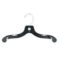 thumbnail image 1 of NAHANCO 12" Plastic shirt Hanger, Black (Pack of 100), 1 of 4