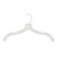 thumbnail image 1 of NAHANCO #1508 17" White Light Weight Plastic T-Shirt Hangers (Pack of 100), 1 of 1