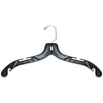 thumbnail image 1 of NAHANCO #2505 17" Black Middle Heavy Weight Plastic Shirt Hangers (Pack of 100), 1 of 5