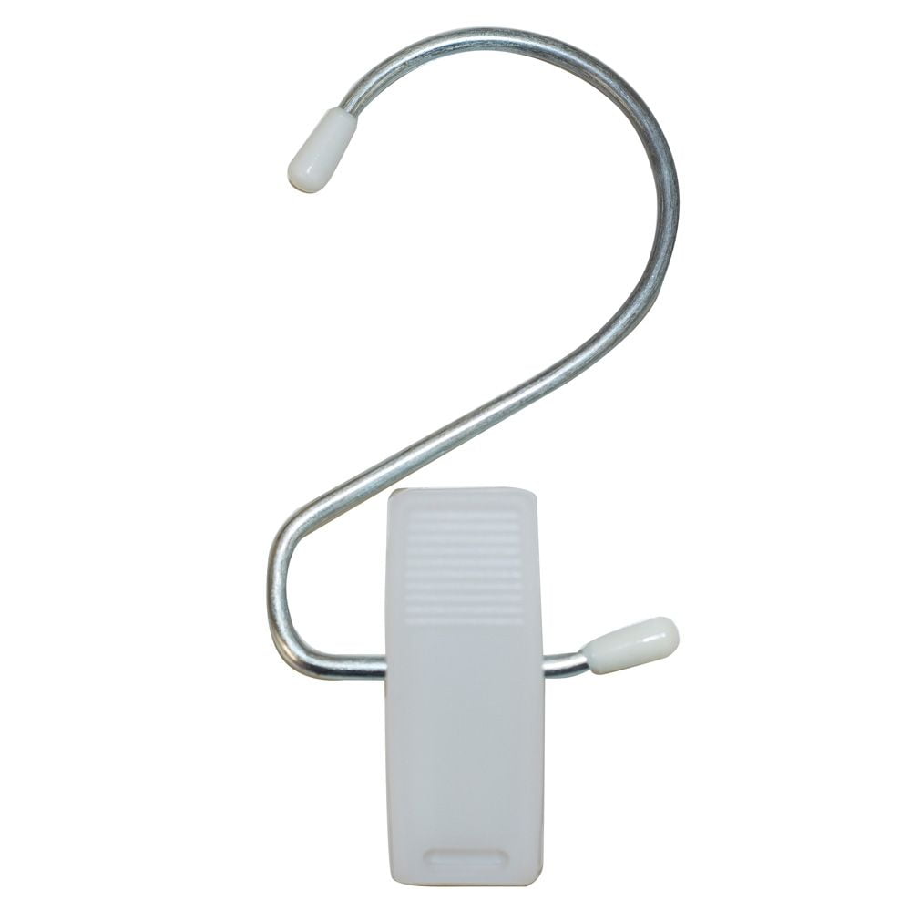 NAHANCO 4 1/2" Plastic Hang Alls, White (Pack of 100)