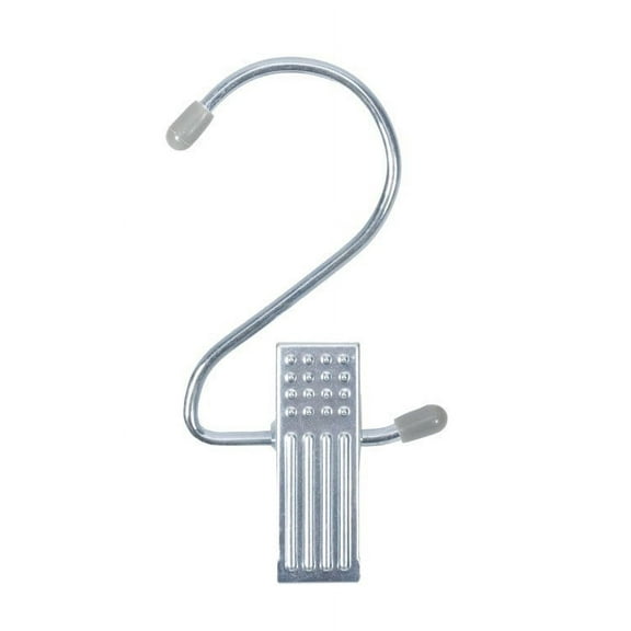 NAHANCO #61012 4 1/2" Chrome Hang Alls - Jaws Clip (Pack of 12)