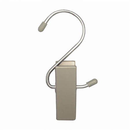 NAHANCO #610EC12 4 1/2" Brushed Chrome Hang Alls - Jaws Euro Clip (Pack of 12)