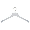 thumbnail image 1 of NAHANCO 9101750 Acrylic Top Hanger, 17", White (Pack of 50), 1 of 3