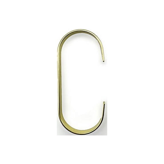 NAHANCO C Shaped Accessory Hook Hanger, Gold – 10 Count