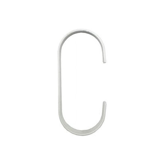 NAHANCO C Shaped Accessory Hook Hanger, White – 100 Count