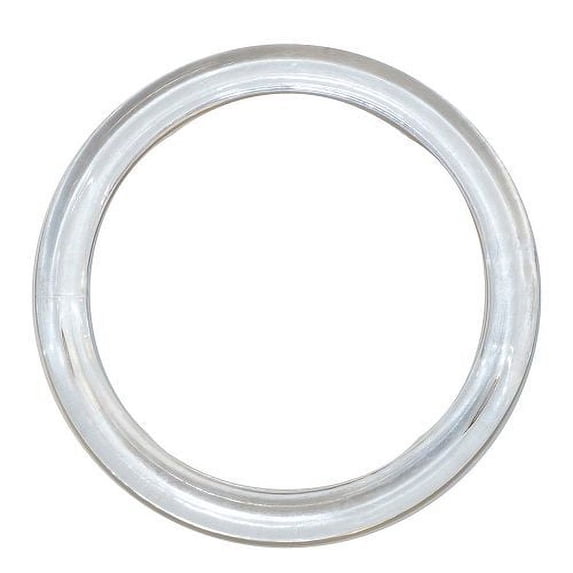 NAHANCO #CIR3100 3" Clear Plastic Scarf Rings/Circles (Pack of 100)