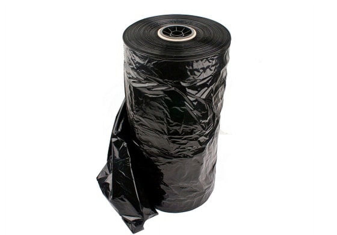NAHANCO Plastic Super weight garment bags on a roll, 54"H , Black - 333/ROLL