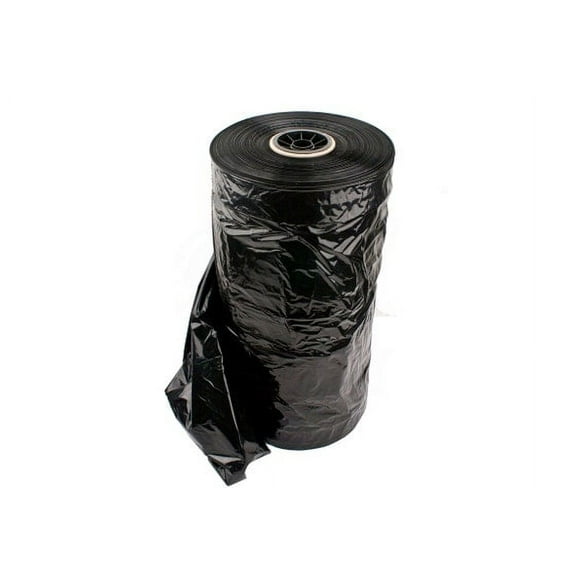 NAHANCO Plastic super weight garment bags on a roll, 72"H , Black - 249/ROLL