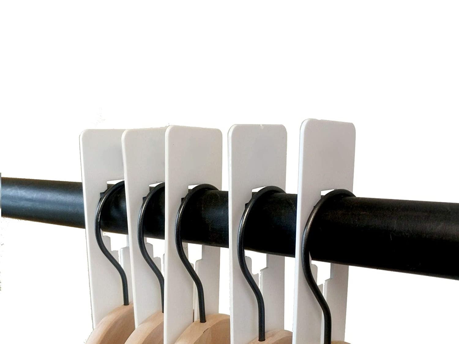 NAHANCO QSDWBLANK50, White Rectangular Clothing Size Dividers, Blank, Kit of 50
