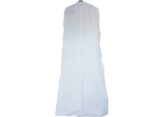 NAHANCO Vinyl bridal gown garment bag, 24" X 72", White - 12/CTN