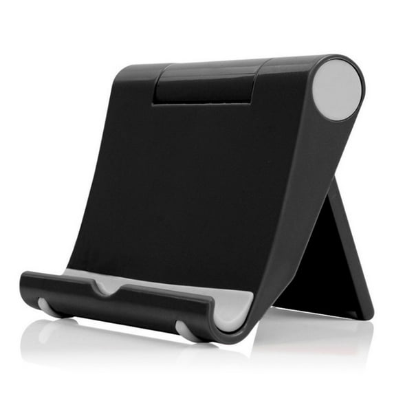 NAIERHG Foldable Adjustable Phone Electronic Stand with Phone Holder, Black