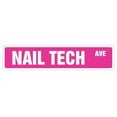 thumbnail image 1 of NAIL TECH Street Sign technician beauty salon manicure manicurist | Indoor/Outdoor |  30" Wide, 1 of 5