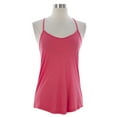 thumbnail image 1 of NAILA Women's Spaghetti Strap Racerback Tank Top Sz Large Peach, 1 of 2