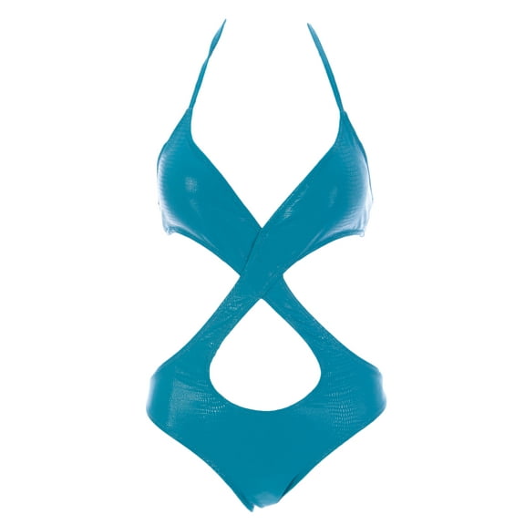 NAILA Women's Veda Monokini Sz Extra Small Blue