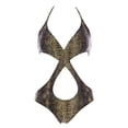 thumbnail image 1 of NAILA Women's Veda Monokini Sz Medium Python, 1 of 2