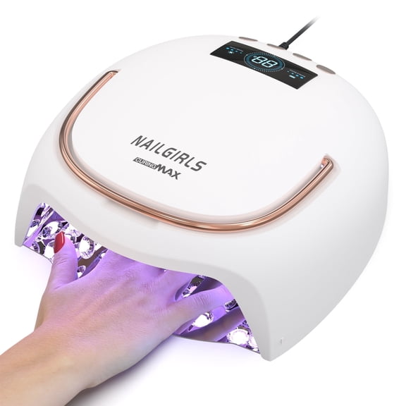 NAILGIRLS Led Nail Lamp,Professional Salon Nail Dryer for Gel Polish Curing Light Machine, with Automatic Sensor and LCD Display for Home and Nail Salon