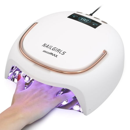 NAILGIRLS Led Nail Lamp,Professional Salon Nail Dryer for Gel Polish Curing Light Machine, with Automatic Sensor and LCD Display for Home and Nail Salon