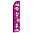 thumbnail image 1 of NAILS & SPA Windless Flag (Hardware Not Included) |Advertisement /Business Flags | Feather Flag |, 1 of 5