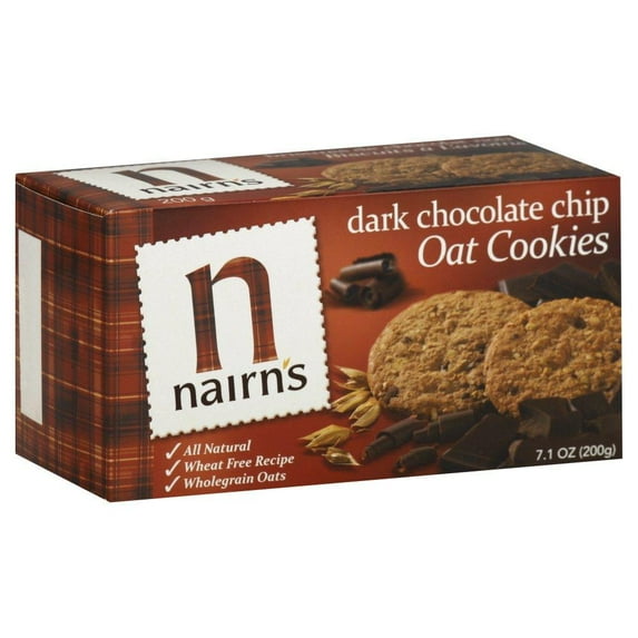NAIRNS COOKIE BISC OAT DRK CHOC, 7.1 OZ-DEL