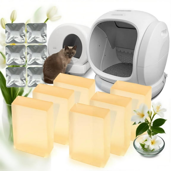 NAISHIER Odor Remover Compatible with MeoWant Self-Cleaning Cat Litter Box, Cat Toilet Odor Control Deodorant Gel for MeoWant Automatic Litter Box, Litter Deodorizer