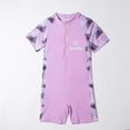 thumbnail image 1 of NAISIBABY Athletic Rash Guards for Girls,Short Sleeve Printed Quick Dry Surf Swimsuit Pink Size 11, 1 of 3