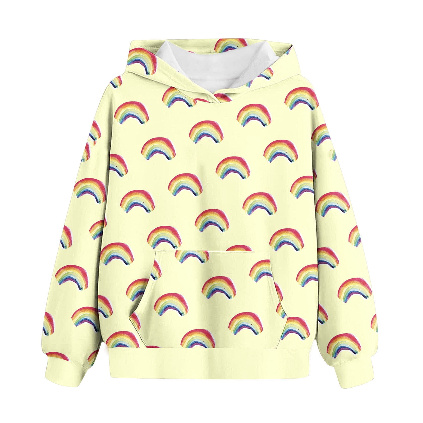 NAISIBABY Big Girls Hoodie, New Cute Prints Long Sleeve Loose Casual ...