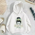 thumbnail image 1 of NAISIBABY Big Girls Hoodies, Casual Cute Prints Long Sleeve Pullover Sweatshirts White 7T, 1 of 1