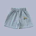 thumbnail image 1 of NAISIBABY Boys Active Shorts, Car Prints Cotton Elastic Waist Casual Comfy Shorts Gray 4-5T, 1 of 3