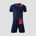 thumbnail image 1 of NAISIBABY Boys Basketball Jersey Shirt and Shorts Set Size 6, Quick Drying Breathable Summer Sports Outfits Dark Blue, 1 of 4