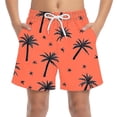 thumbnail image 1 of NAISIBABY Boys Beach Shorts with Pockets, Performance Quick Dry Drawstring Kids Swim Trunks Board Shorts Multicolor 6T, 1 of 8