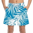 thumbnail image 1 of NAISIBABY Boys Board Shorts, Drawstring Quick Dry with Pockets Summer Casual Beach Swim Trunks Multicolor 12T, 1 of 7