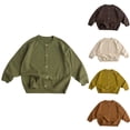 thumbnail image 1 of NAISIBABY Boys Cardigan Size 8, School Uniforms Breathable Button Up Long Sleeve Knitted Sweater Green, 1 of 3