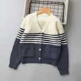 thumbnail image 1 of NAISIBABY Boys Cardigan Sweater, with Pockets Buttons V-Neck Long Sleeve Fashion Casual Knit Outwear Blue 11T, 1 of 9
