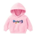 thumbnail image 1 of NAISIBABY Boys Girls Hoodies, Cute Prints Long Sleeve Casual Pullover Tops Pink 4T, 1 of 2