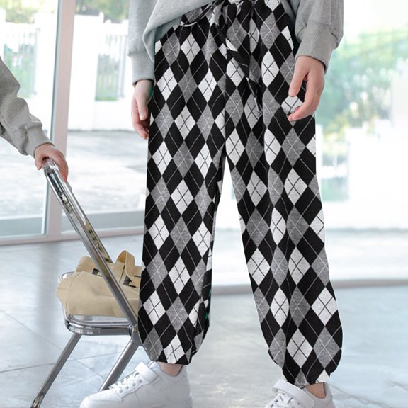 NAISIBABY Boys Girls Pants, Causal Elastic Waist Loose Kids Active Pants Gray 10T