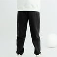 thumbnail image 1 of NAISIBABY Boys Girls Thickened Sweatpants, Casual Candy Color Elastic Waist Sports Pants Black 6T, 1 of 3