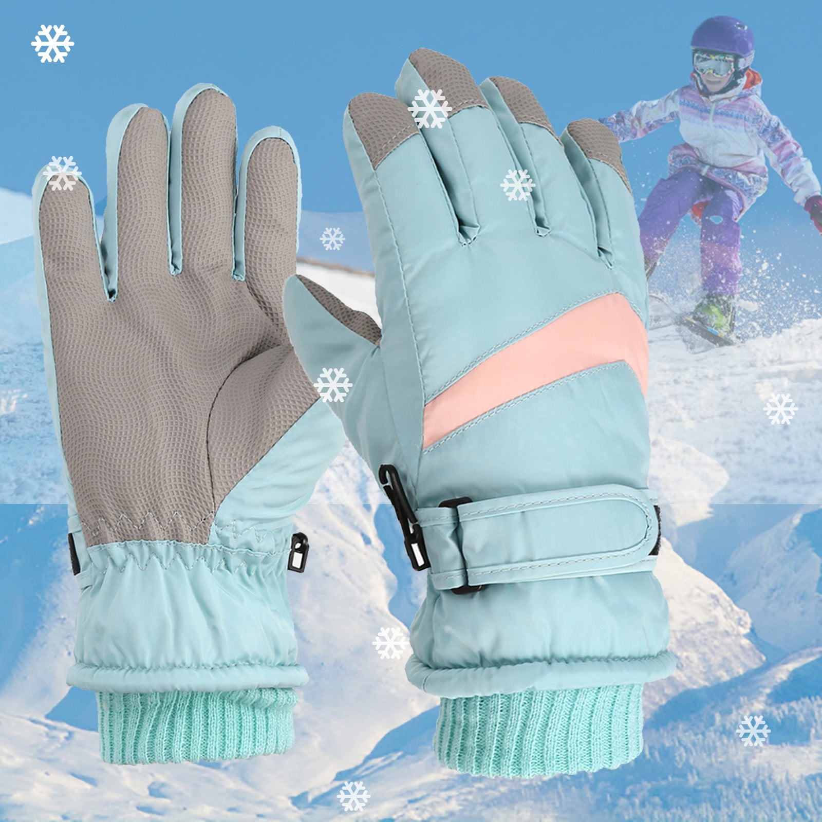 Enfant Gloves Waterproof, Blue Nights main image 1