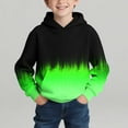 thumbnail image 1 of NAISIBABY Boys Graphic Hoodies, Pullover Long Sleeve Fashion Kids Casual Hooded Sweatshirt Green 9T, 1 of 7