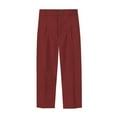 thumbnail image 1 of NAISIBABY Boys Pants, New High Waist Solid Color Stripe School Uniform Suit Pants Wine 3-4T, 1 of 2